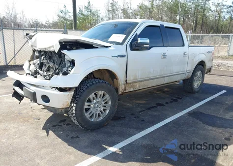 2014 Ford F-150 Platinum из США, поврежденный, VIN 1FTFW1EF8EFA24255